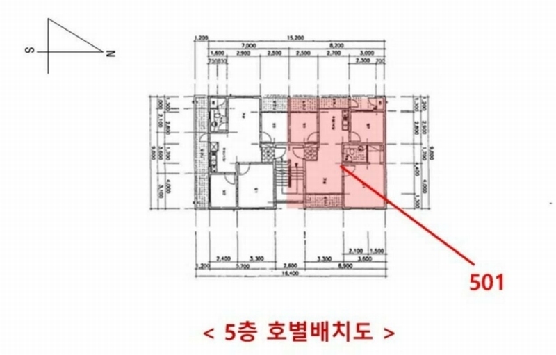 2024타경553680 인천광역시 미추홀구 경원대로897번길 42, 모닝월드빌2차 비동 5층 501호 다세대(빌라)[공급20평형] 경매 이미지