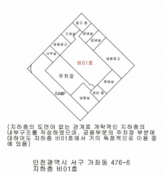 2024타경571886 인천광역시 서구 열우물로 201, 구분건물 지하층 비01호 아파트형공장 경매 이미지
