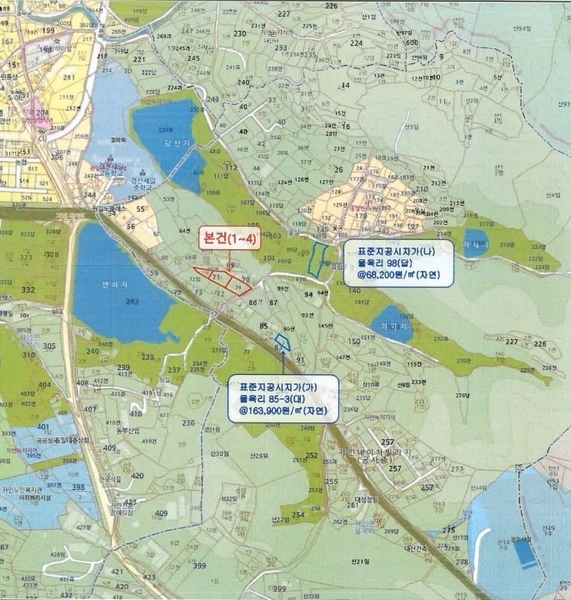 2025타경1020 경상북도 경산시 자인면 울옥리 71 대지 경매 이미지