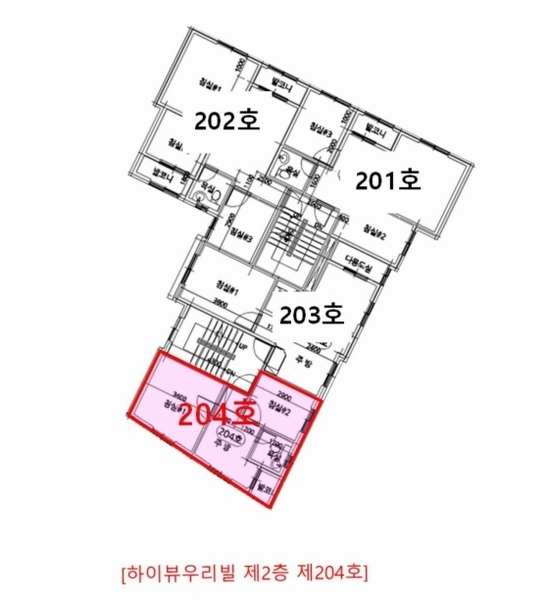 2025타경502139 인천광역시 중구 참외전로56번길 13, 하이뷰우리빌 2층 204호 다세대(빌라)[공급11평형] 경매 이미지