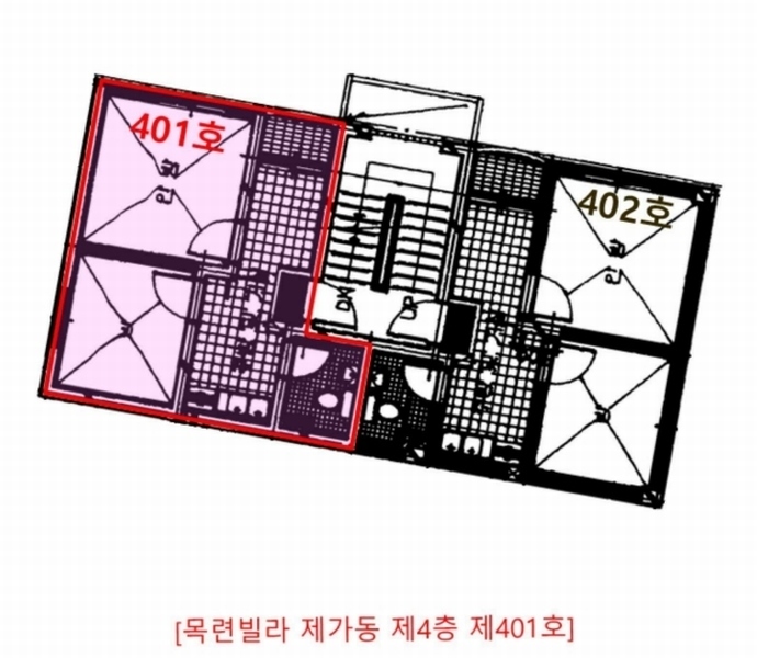 2025타경503750 인천광역시 부평구 주부토로280번길 13인천광역시 부평구 주부토로280○○○○, 목련빌라 가동 4층 401호목련빌라○○ 다세대(빌라)[공급12평형] 경매 이미지