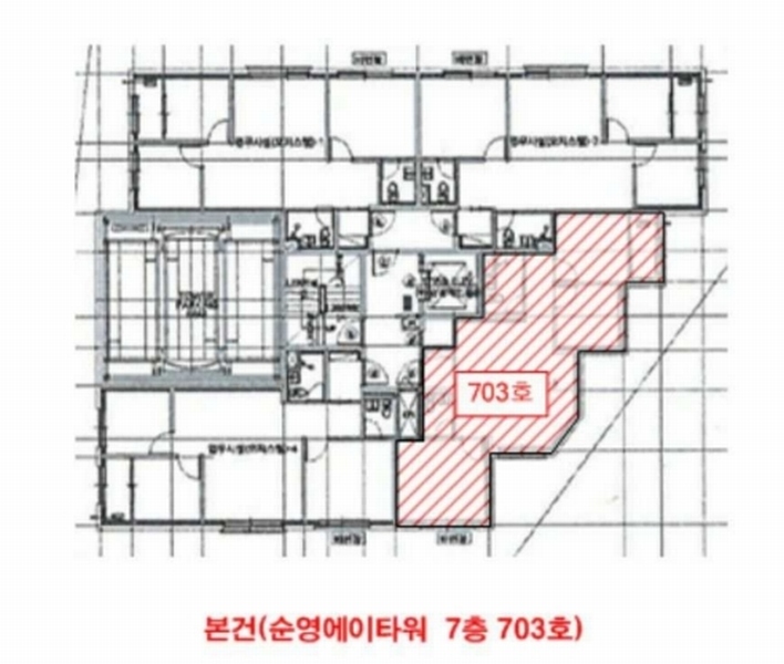 2025타경71758 경기도 의정부시 평화로494번길 30, 순영에이타워 7층 703호 오피스텔[계약24평형] 경매 이미지
