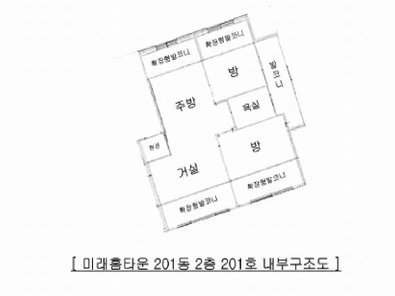 2025타경71762 경기도 포천시 소흘읍 호국로429번길 26, 미래홈타운 201동 2층 201호 다세대(빌라)[공급15평형] 경매 이미지