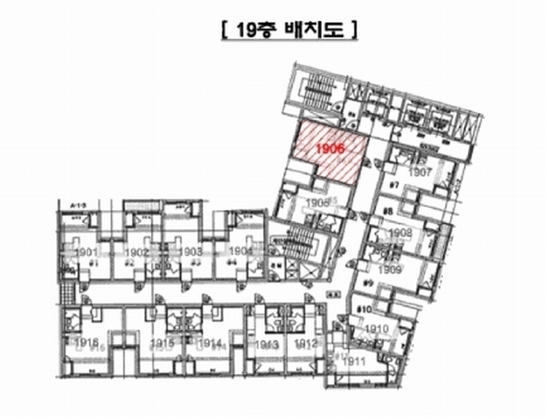 2025타경72376 경기도 의정부시 행복로 45, 의정부한원힐트리움더테라스 19층 1906호 아파트[공급9평형] 경매 이미지