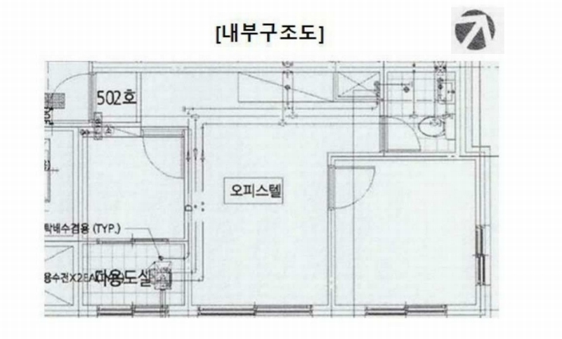 2024타경57865 서울특별시 서대문구 통일로 545, 진성위메이드 5층 502호 오피스텔 경매 이미지