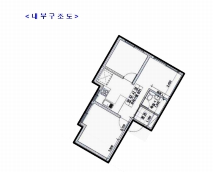 2023타경83055 경기도 의정부시 백석로 13-6, 은하수아트빌 6층 601호 오피스텔[계약16평형] 경매 이미지