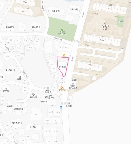 2025타경71148 경기도 의정부시 하금로 39, 정은펠리체 6층 602호 오피스텔 경매 이미지