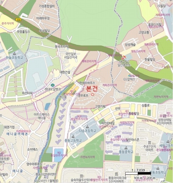 2024타경81196 경기도 고양시 일산동구 숲속마을2로 51-31, 에르메스2차 104동 1층 102호 다세대(빌라)[공급25평형] 경매 이미지