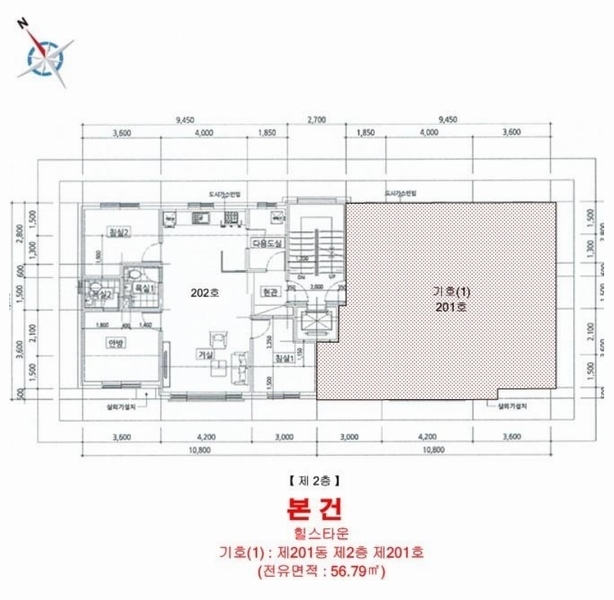2025타경63222 경기도 고양시 일산동구 숲속마을2로 51-61경기도 고양시 일산동구 숲속마을2○○○○, 힐스타운 201동 2층 201호힐스타운○○ 다세대(빌라)[공급19평형] 경매 이미지