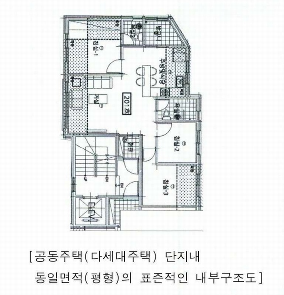 2025타경63535 경기도 파주시 하우고개길 161-20, 한마루카운티 105동 2층 201호 다세대(빌라) 경매 이미지