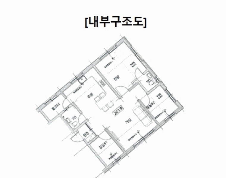 2025타경64128 경기도 파주시 엘지로 408-3, 힐링타운 102동 2층 201호 다세대(빌라)[공급17평형] 경매 이미지