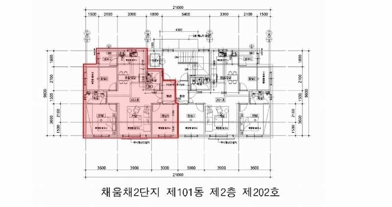2025타경64316 경기도 고양시 일산동구 성현로659번길 143, 채움채2단지 101동 2층 202호 다세대(빌라)[공급20평형] 경매 이미지