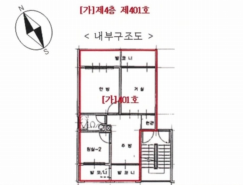 2025타경63246 경기도 고양시 덕양구 유산길50번길 18-18, 다세대주택 4층 401호 다세대(빌라)[공급16평형] 경매 이미지