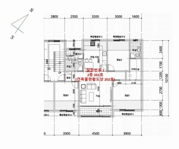 2024타경82137 경기도 파주시 상지석길 396, 갤러리하우스 206동 2층 201호 다세대(빌라)[공급44평형] 경매 이미지