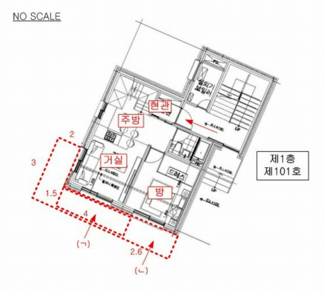2025타경62456 경기도 파주시 하우3길 108-11, 구분건물 1층 101호 다세대(빌라) 경매 이미지