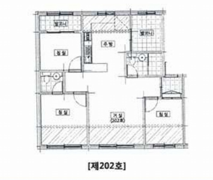 2025타경63016 경기도 고양시 일산서구 송포백송길 65-27, 삼성프라임 107동 2층 202호 다세대(빌라) 경매 이미지