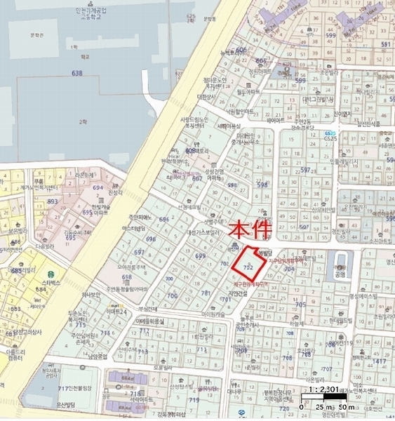 2025타경507184 인천광역시 미추홀구 인주대로305번길 35, 한빛 5층 505호 다세대(빌라)[공급20평형] 경매 이미지