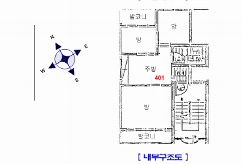 2025타경507252 인천광역시 미추홀구 낙섬서로42번길 33, 덕산빌라 4층 401호 다세대(빌라)[공급13평형] 경매 이미지