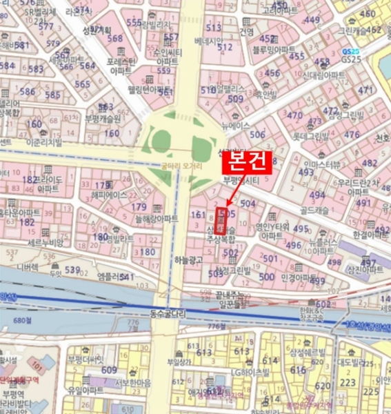 2025타경507365 인천광역시 부평구 장제로52번길 9, 삼성캐슬아파트 2층 202호 오피스텔 경매 이미지