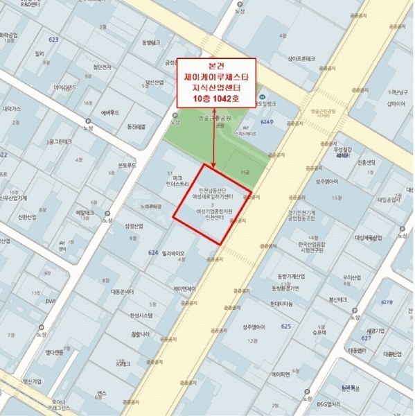 2025타경507749 인천광역시 남동구 남동대로 353, 제이케이루체스타지식산업센터 10층 1042호 오피스텔[계약9평형] 경매 이미지