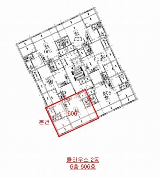 2025타경507828 인천광역시 서구 검단로502번길 8-1, 클라우스 2동 6층 606호 다세대(빌라)[공급18평형] 경매 이미지
