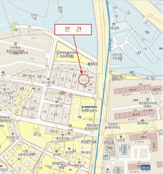 2025타경509245 인천광역시 계양구 장제로1025번길 4, 킹스빌타운 305동 1층 102호 다세대(빌라)[공급19평형] 경매 이미지