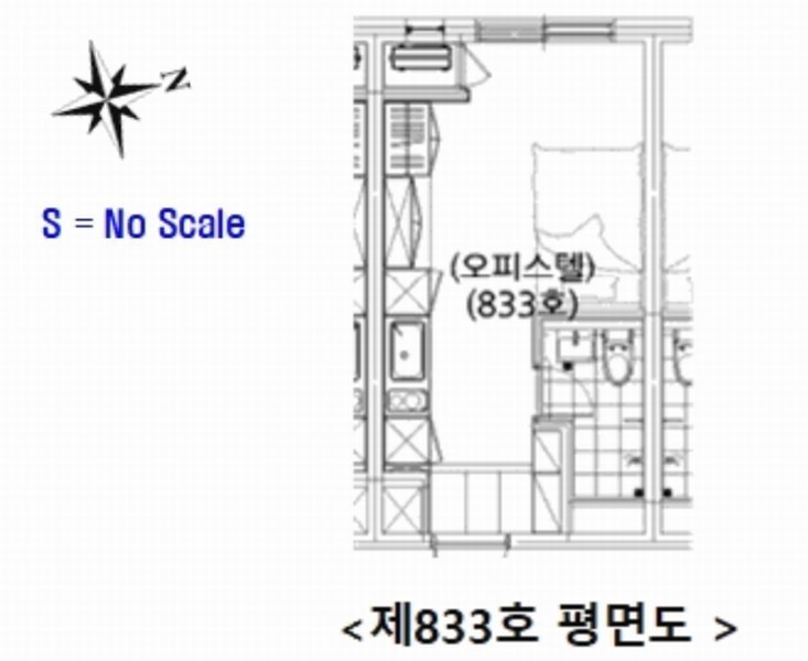 2025타경509523 인천광역시 남동구 남동대로 353, 제이케이루체스타지식산업센터 8층 833호 오피스텔[계약9평형] 경매 이미지