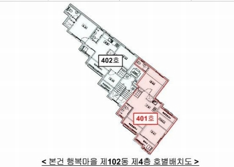 2024타경64627 서울특별시 은평구 서오릉로18길 33-25, 행복마을 102동 4층 401호 다세대(빌라)[공급19평형] 경매 이미지