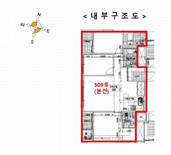 2025타경510614 인천광역시 미추홀구 장천로112번길 52, 스카이시티 101동 5층 509호 오피스텔[계약36평형] 경매 이미지