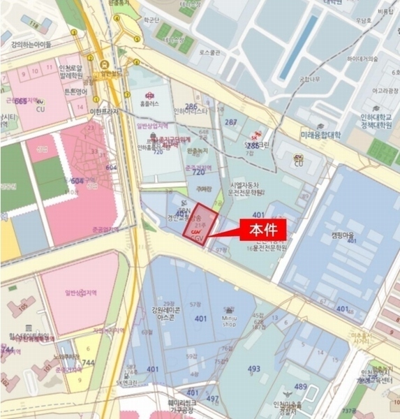 2024타경514289 인천광역시 미추홀구 매소홀로 255, 인하대역시네마타워 3층 303-2호 근린상가 경매 이미지