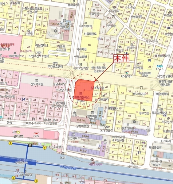 2024타경526473 인천광역시 미추홀구 주염로 8, 주안프라움에스 7층 720호 아파트[공급7평형] 경매 이미지