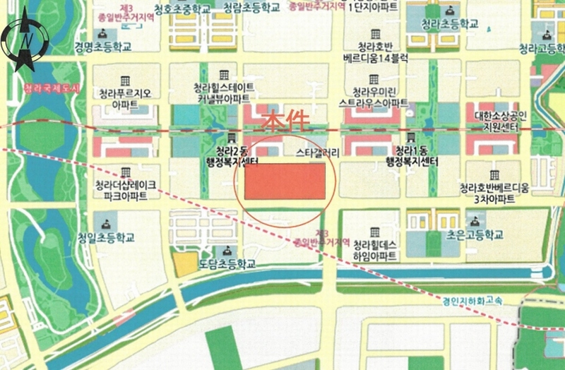 2024타경545610 인천광역시 서구 청라커낼로 252, 청라롯데캐슬 201동 11층 1108호 오피스텔[계약58평형] 경매 이미지