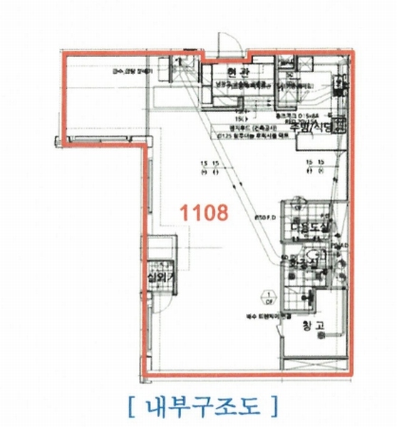 2024타경545610 인천광역시 서구 청라커낼로 252, 청라롯데캐슬 201동 11층 1108호 오피스텔[계약58평형] 경매 이미지