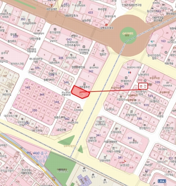 2024타경569722 인천광역시 미추홀구 제물량로24번길 85, 대준블루온 101동 5층 505호 오피스텔 경매 이미지