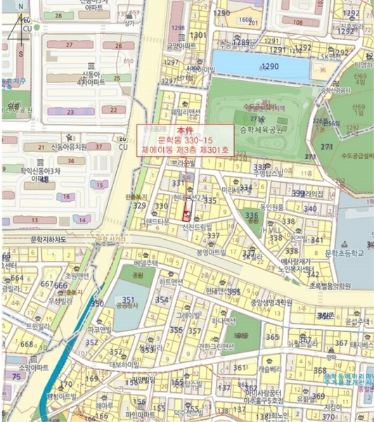 2024타경571831 인천광역시 미추홀구 승학길 9, 한화아트빌 에이동 3층 301호 다세대(빌라)[공급20평형] 경매 이미지
