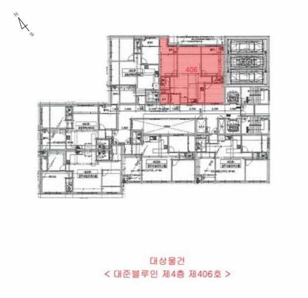 2024타경577419 인천광역시 남동구 용천로153번길 30, 대준블루인 4층 406호 아파트[공급27평형] 경매 이미지