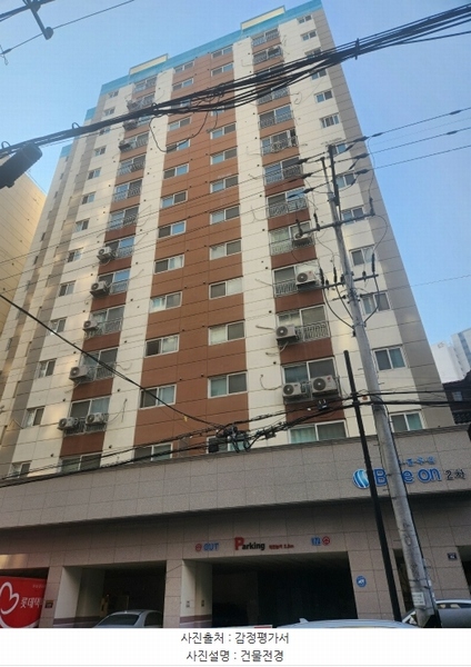 2024타경581272 인천광역시 미추홀구 석정로10번길 42, 대준블루온 10층 1002호 오피스텔[계약27평형] 경매 이미지