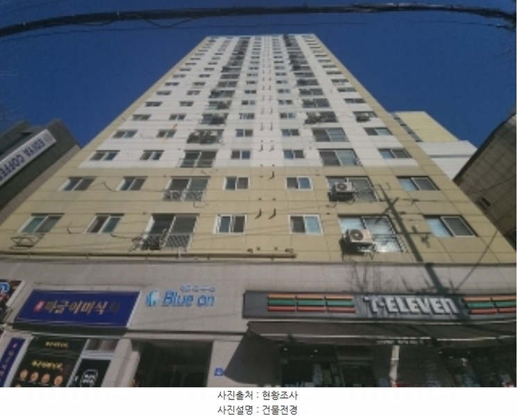 2024타경581883 인천광역시 미추홀구 인주대로 149, 대준블루온 13층 1307호 오피스텔[계약28평형] 경매 이미지