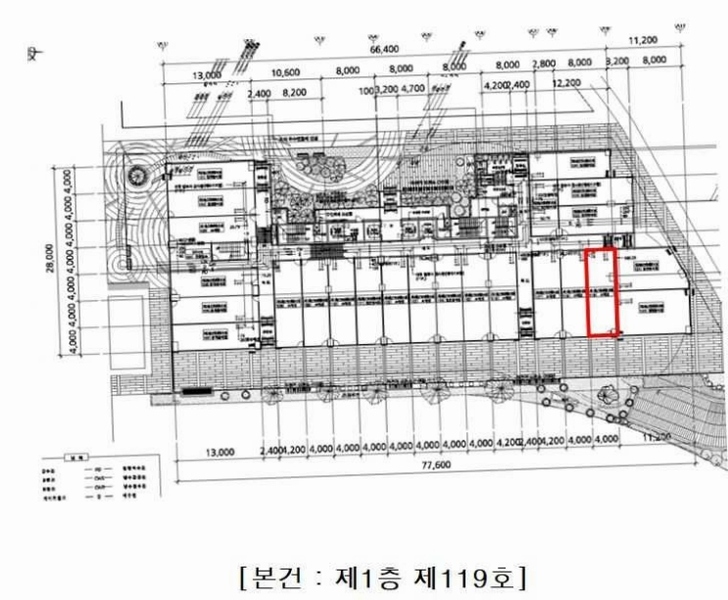 2025타경1401 서울특별시 은평구 진관2로 15-8, 웅신미켈란의아침 1층 119호 근린상가 경매 이미지