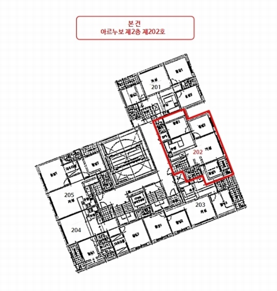 2024타경582510 인천광역시 미추홀구 미추로 50, 아르누보 2층 202호 오피스텔[계약30평형] 경매 이미지