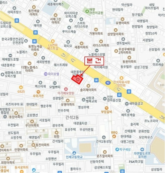 2024타경584592 인천광역시 남동구 용천로153번길 30, 대준블루인 5층 505호 아파트[공급20평형] 경매 이미지