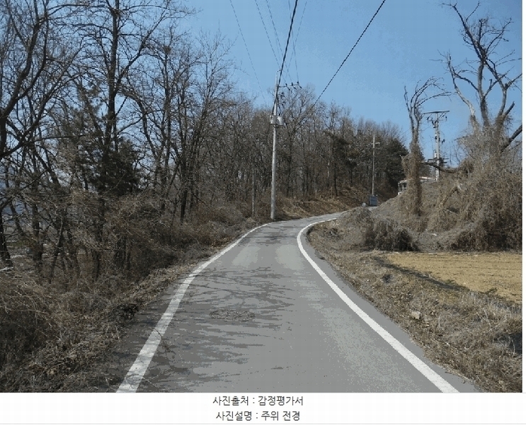 2025타경1125 충청북도 증평군 도안면 송정리 805 임야 경매 이미지