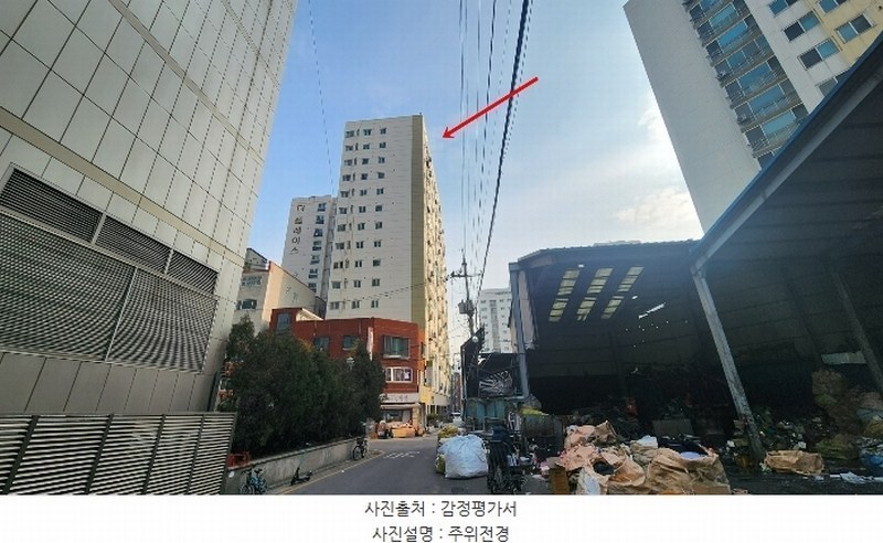 2025타경501846 인천광역시 부평구 장제로156번길 15, 에덴캐슬 15층 1502호 오피스텔[계약22평형] 경매 이미지