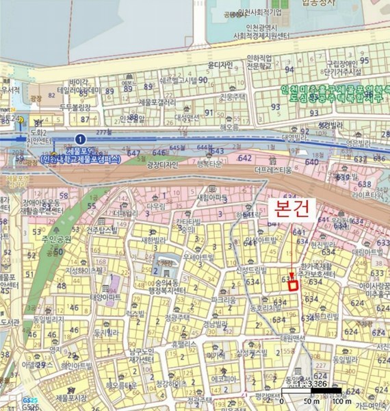 2025타경503545 인천광역시 미추홀구 경인로176번길 30, 다세대주택 1동 4층 402호 다세대(빌라)[공급17평형] 경매 이미지