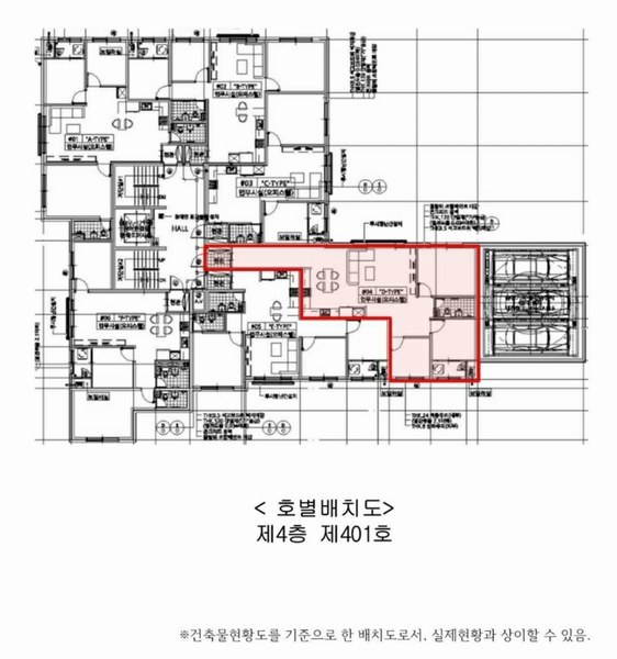 2025타경505145 인천광역시 남동구 용천로153번길 59, 더레지던트아파트 4층 404호 오피스텔[계약29평형] 경매 이미지