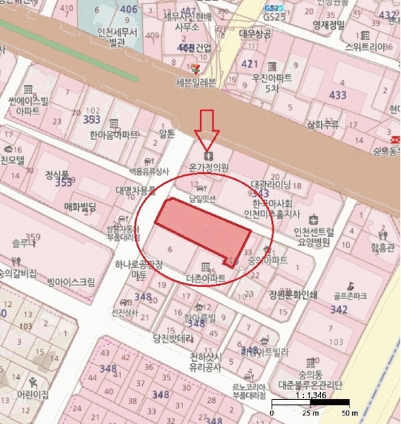 2025타경505930 인천광역시 미추홀구 인주대로11번길 42, 진성투토펠리체 6층 609호 아파트[공급23평형] 경매 이미지