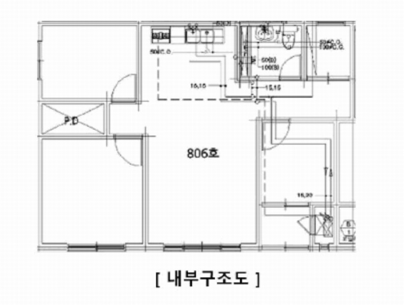 2025타경506032 인천광역시 부평구 경인로 899, 힐탑 8층 806호 오피스텔[계약26평형] 경매 이미지