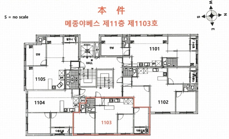 2025타경507227 인천광역시 남동구 인주대로591번길 74, 메종야베스 11층 1103호 오피스텔[계약26평형] 경매 이미지