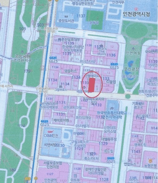 2025타경507228 인천광역시 남동구 구월남로 125, 더클래스2 에이동 12층 1205호 오피스텔[계약31평형] 경매 이미지