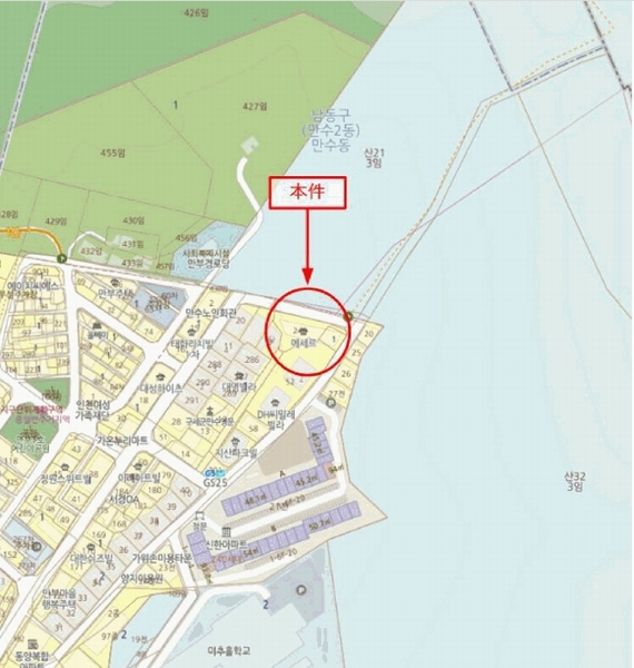 2025타경507543 인천광역시 남동구 만수로 140-10, 에세르 4층 401호 오피스텔 경매 이미지